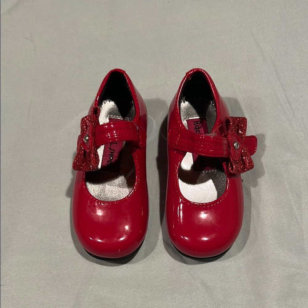 NWOT red baby dress shoes